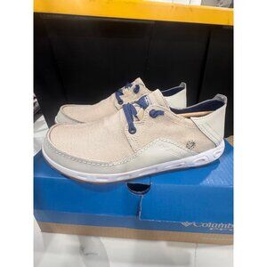 Columbia Mens Bahama Vent Loco Relax III Shoes Size 7.5 White & Navy Lightweight